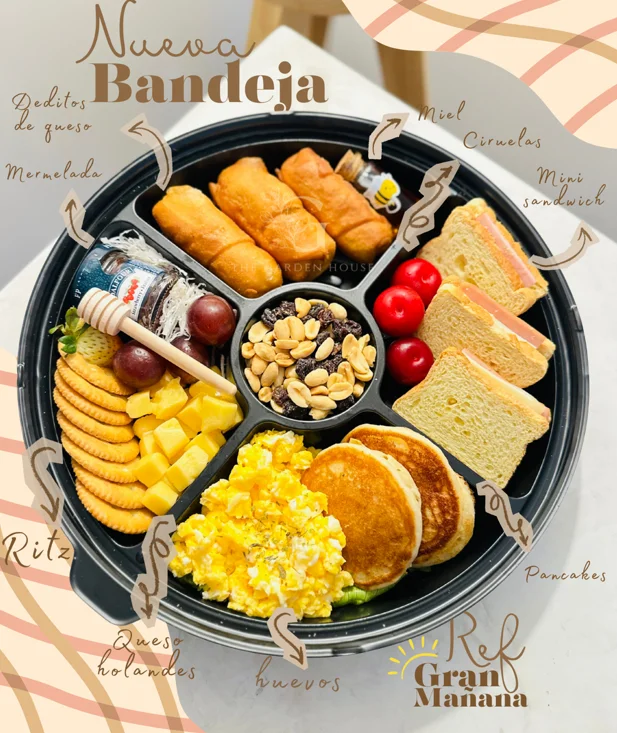 Cilindro Florece - Desayuno Elegante